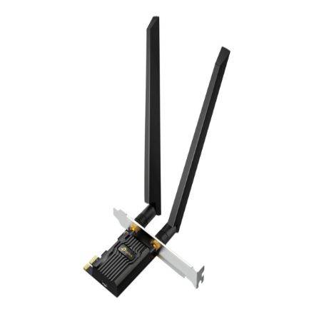 TP-LINK | AXE5400 Tri-Band Wi-Fi 6E Bluetooth PCI Express Adapter|Archer TXE72E