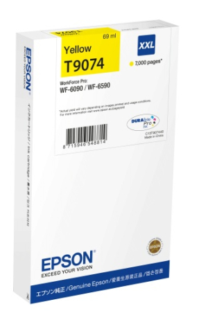 EPSON WF-6xxx Ink Cartridge Yellow XXL|C13T90744N