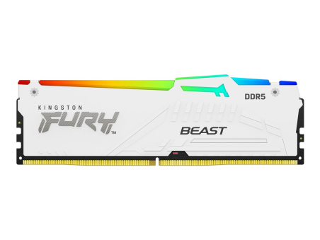 Kingston KF568C34BWEA-16 16GB 6800MT/s DDR5 CL34 DIMM FURY Beast White RGB EXPO | Kingston|KF568C34BWEA-16