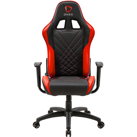 Onex PVC; Nylon caster; Metal | Onex | Gaming chair | GX220 AIR Series | Black/Red|ONEX-GX220AIR-BR