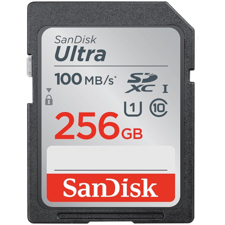 SanDisk Ultra 256GB SDXC Memory Card 100MB/s|SDSDUNR-256G-GN3IN