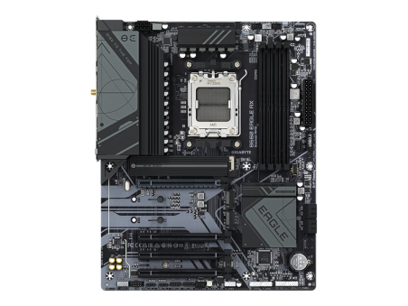 Gigabyte | B650 EAGLE AX | Processor family AMD | Processor socket AM5 | DDR5 | Supported hard disk drive interfaces M.2, SATA | Number of SATA connectors 4|B650 EAGLE AX