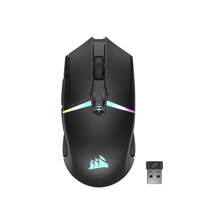 Corsair | Gaming Mouse | NIGHTSABRE RGB | Wireless | Bluetooth, 2.4 GHz | Black|CH-931B011-EU