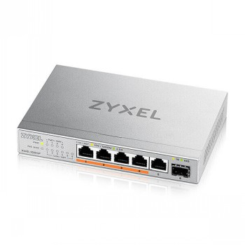 ZYXEL XMG-105 5 PORTS 2,5G + 1 SFP+, 4 PORTS 70W TOTAL POE++ DESKTOP MULTIGIG UNMANAGED DESKTOP SWITCH|XMG-105HP-EU0101F