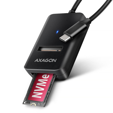 AXAGON ADM2-CM USB-C 3.2 Gen2 - 1x NVMe/SATA SDD Adapter|ADM2-CM