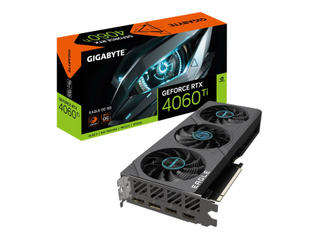 Gigabyte GeForce RTX 4060 Ti EAGLE OC 8G | NVIDIA | 8 GB | GeForce RTX 4060 Ti | HDMI ports quantity 2 | PCI-E 4.0|GV-N406TEAGLE OC-8GD