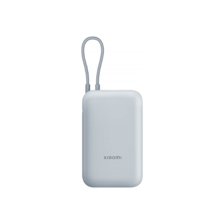 Xiaomi Power Bank (Integrated Cable) | 10000 mAh | USB-A/USB-C/USB-C cable | Ice Blue|BHR9073GL