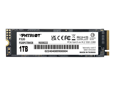 PATRIOT P320 1TB M.2 2280 PCIE SSD|P320P1TBM28