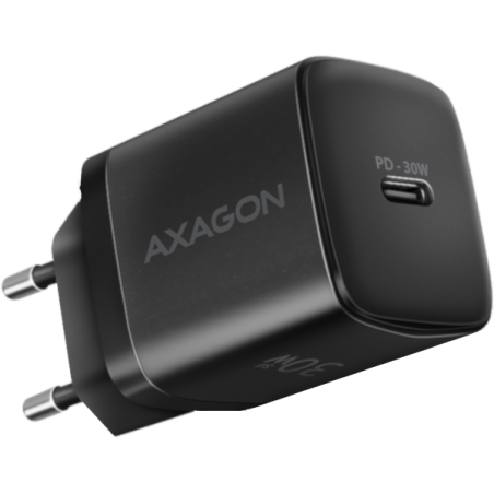 AXAGON ACU-PD30 wall charger 1x QC3.0/AFC/FCP/PD type-C, 30W, black|ACU-PD30