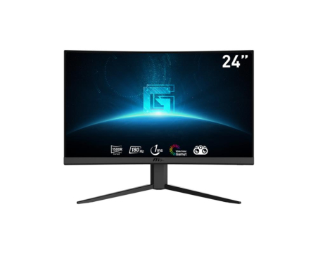 LCD Monitor|MSI|G24C4 E2|23.6"|Business/Curved|Panel VA|1920x1080|16:9|180 Hz|1 ms|Tilt|Colour Black|G24C4E2|G24C4E2