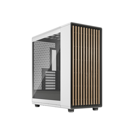 Fractal Design | North XL | Chalk White TG Clear | Mid-Tower | Power supply included No|FD-C-NOR1X-04