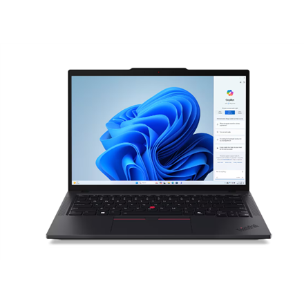 Lenovo ThinkPad T14 | Black | 14 " | IPS | WUXGA | 1920 x 1200 pixels | Anti-glare | Intel Core U7 | 155U | 16 GB | SO-DIMM DDR5 | Solid-state drive capacity 512 GB | Intel Graphics | Windows 11 Pro | 802.11ax | Bluetooth version 5.3 | LTE Upgradable | Ke|21ML0031MH