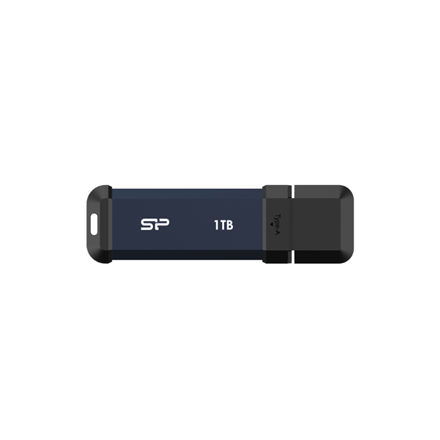 Silicon Power Portable SSD | MS60 | 1000 GB | Type-A USB 3.2 Gen 2 | Blue|SP001TBUF3S60VPB