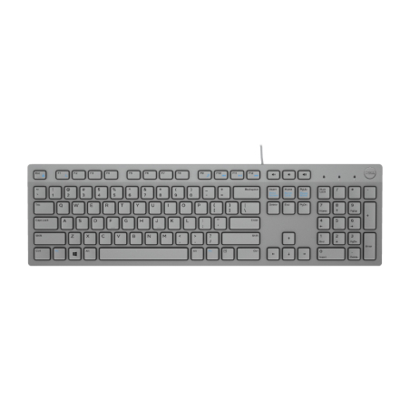 Dell Multimedia Keyboard-KB216 - French (AZERTY) - Grey|580-ADHF?S1