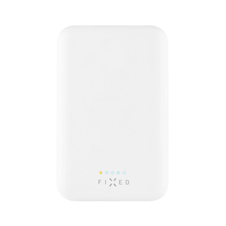 Fixed MagZen Power Bank | FIXZENM-6-WH | 6000 mAh | USB-C | White|FIXZENM-6-WH