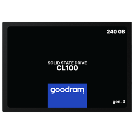 GOODRAM SSD 240GB CL100 G.3 2,5 SATA III|SSDPR-CL100-240-G3