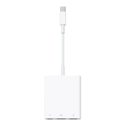 Apple USB-C Digital AV Multiport Adapter | MW5M3ZM/A | White|MW5M3ZM/A