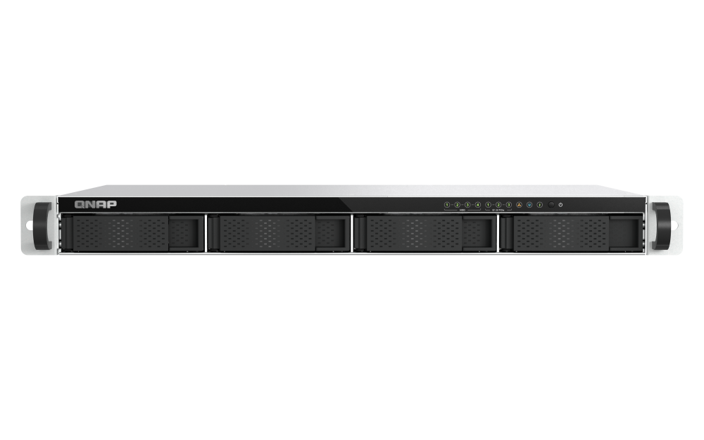 QNAP 1U Short-depth Rackmount NAS | TS-h765eU-8G | Intel Atom | x7405C | 8 GB | SODIMM DDR5