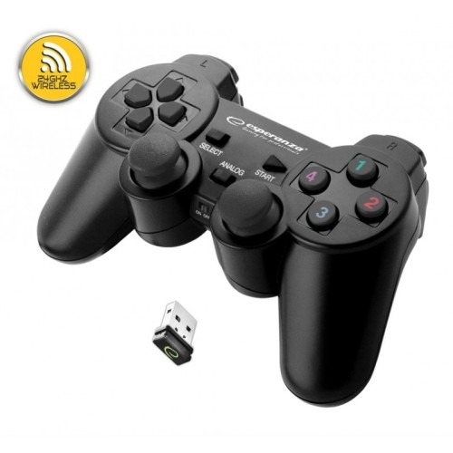 ESPERANZA EGG108K WIRELESS GAMEPAD 2.4GHZ PS3/PC USB konsolė