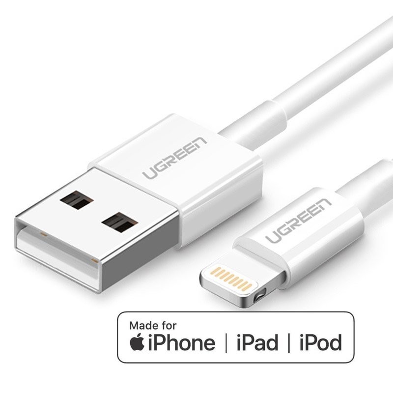 Ugreen USB-A - Lightning MFI kabelis, 0.5m