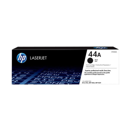 HP 44A Black Laser Toner Cartridge, 1000 pages, for HP LaserJet Pro M14, M15, M17, M28|CF244A