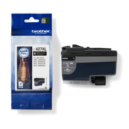 BROTHER Black Ink Cartridge - 6000 Pages|LC427XLBK