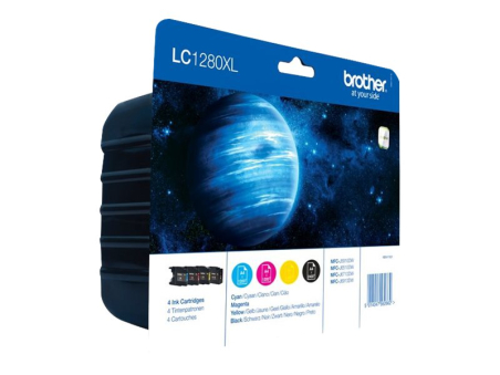 BROTHER Pack from 4 Catridges|LC1280XLVALBP