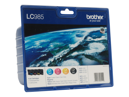 BROTHER Pack blister de 4 carto|LC985VALBP