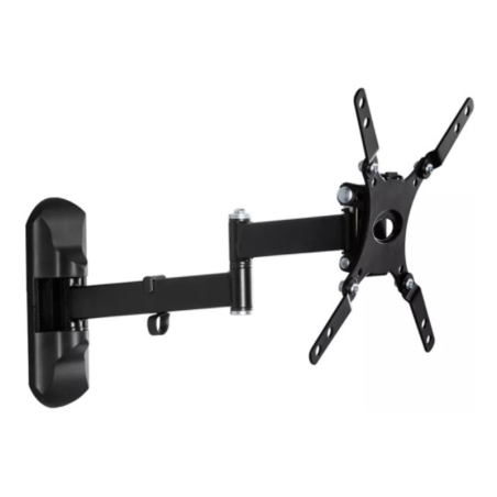 Universal articulating wall mount for TV up to 42", VESA wall mount compatible: 100x100 mm, 200x100 mm, 200x200 mm, extension: 35 cm, wall distance: 4.2 cm, level correction, TV cable management, mounting templates and hardware included|SQM9222/00
