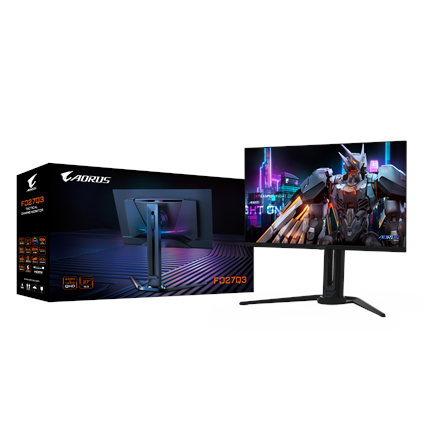 Gigabyte | Aorus Monitor | FO27Q3 EK1 | 27 " | OLED | QHD | 16:9 | 360 Hz | 0.03 ms | 2560 x 1440 pixels | 250 cd/m² | HDMI ports quantity 2 | Black | Warranty 36 month(s)|AORUS FO27Q3 EK1