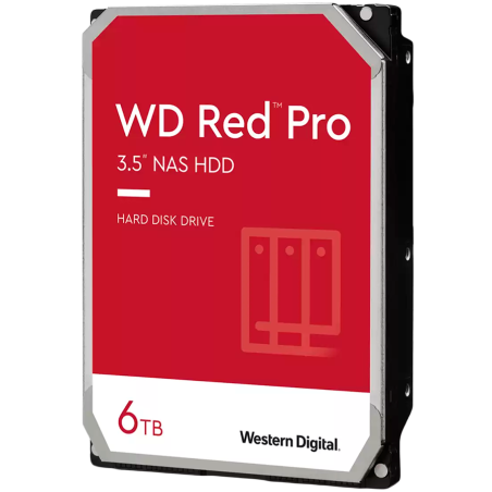 HDD Desktop WD Red Pro (3.5'', 6TB, 256MB, 7200 RPM, SATA 6 Gb/s)|WD6005FFBX