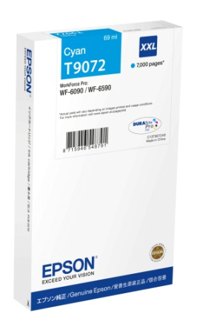 EPSON WF-6xxx Ink Cartridge Cyan XXL|C13T90724N