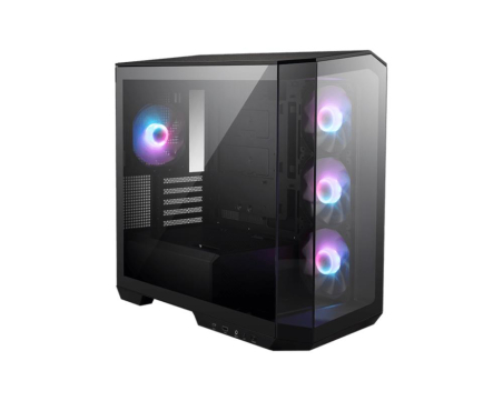 Case|MSI|MidiTower|Case product features Transparent panel|Not included|MicroATX|Colour Black|MAGPANOM100RPZ|MAGPANOM100RPZ