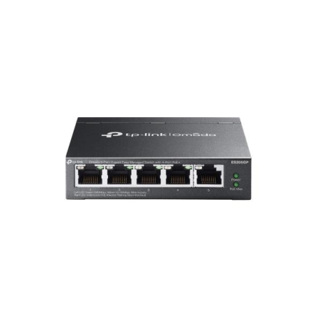 Switch|TP-LINK|Desktop/pedestal|5x10Base-T / 100Base-TX / 1000Base-T|PoE ports 4|ES205GP|ES205GP