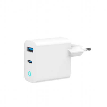 CHARGER USB 65W 2PORT/TA-UC-PDQC65L-W-01 GEMBIRD|TA-UC-PDQC65L-W-01