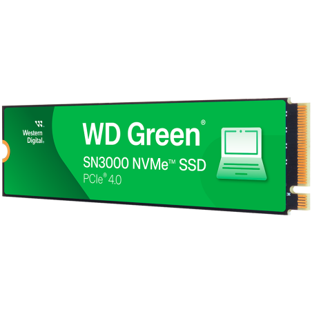 SSD WD Green SN3000 NVMe (M.2 2280, 500GB, PCIe Gen4x4) BULK PACK (216 UNITS)|WDS500G4G0E-00CPS0