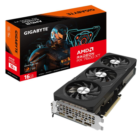 Graphics Card|GIGABYTE|AMD Radeon RX 7600 XT|16 GB|GDDR6|PCIE 4.0 16x|Triple slot Fansink|2xHDMI|2xDisplayPort|R76XTGAMINGOC-16GD1.1|GV-R76XTGAMING OC-16GD 1.1