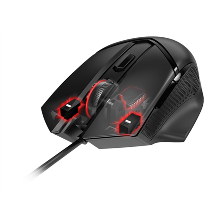 MSI CLUTCHGM20 ELITE Gaming USB RGB Adjustable up to 6400 DPI Desktop Laptop Gaming Grade Optical Mouse (Clutch GM20 ELITE) | MSI|Clutch GM20 Elite