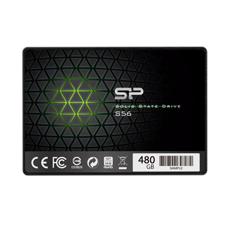 Silicon Power | S56 | 480 GB | SSD form factor 2.5" | Solid-state drive interface SATA | Read speed 560 MB/s | Write speed 530 MB/s|SP480GBSS3S56A25