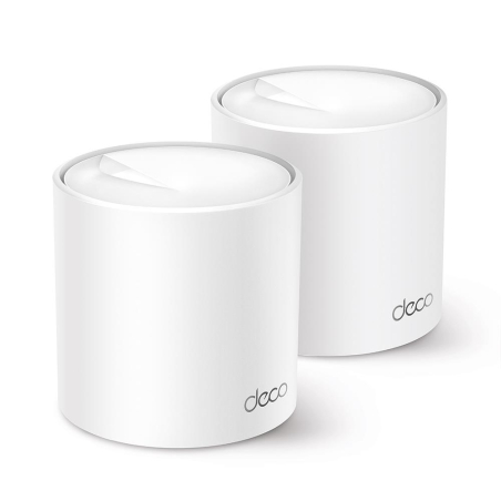 Wireless Router|TP-LINK|Wireless Router|2-pack|2900 Mbps|Mesh|Wi-Fi 6|3x10/100/1000M|Number of antennas 2|DECOX50(2-PACK)|DECOX50(2-PACK)