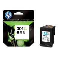 HP 301XL High Capacity Black Ink Cartridge, 480 pages, for HP Deskjet 1000, 1050, 2050, 3000, 3050|CH563EE