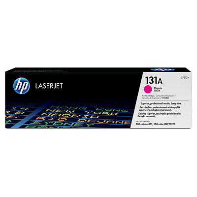 HP 131A Magenta Laser Toner Cartridge, 1800 pages, for HP LaserJet Pro 200 M276n, M276nw|CF213A