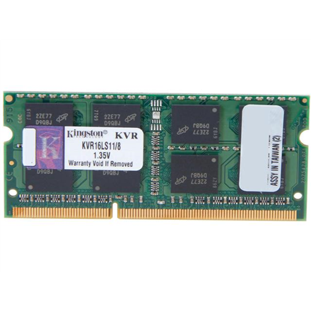 KINGSTON 8GB 1600 DDR3L NON-ECC SODIMM|KVR16LS11/8