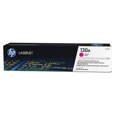 HP 130A Magenta Toner Cartridge, 1000 pages, for LaserJet Pro M176, M177 series|CF353A