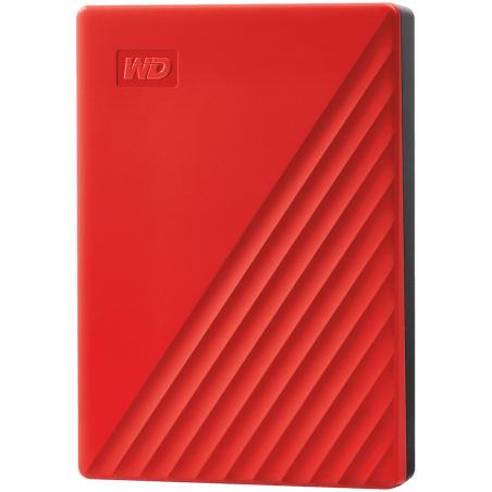 WD My Passport 4TB portable HDD Red|WDBPKJ0040BRD-WESN