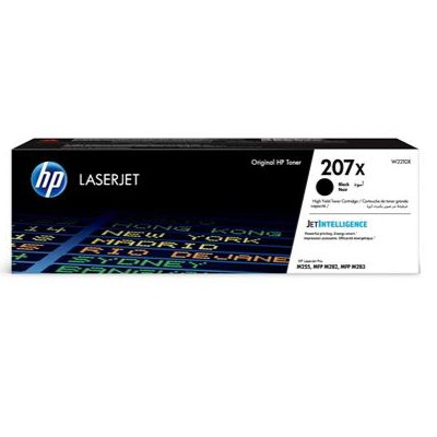 HP 207X Black LaserJet Toner Cartridge|W2210X