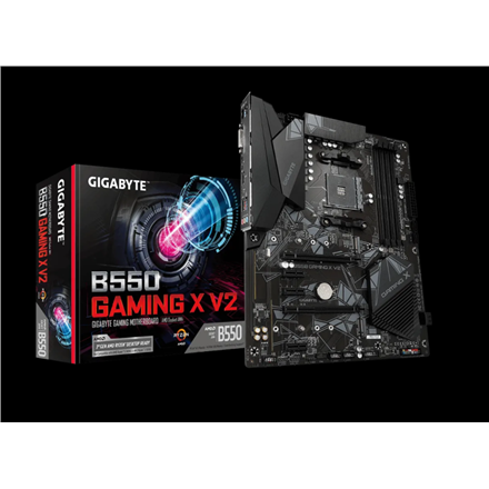 Gigabyte | B550 GAMING X V2 | Processor family AMD | Processor socket AM4 | DDR4 DIMM | Memory slots 4 | Chipset AMD B | ATX|B550 GAMING X V2