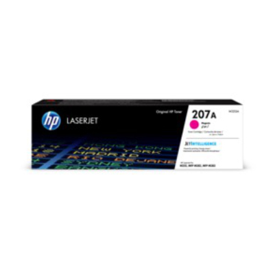 HP 207A Magenta Laser Toner Cartridge, 1250 pages, for HP Color LaserJet Pro M255, M282, M283|W2213A