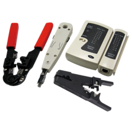 Logilink | Networking Tool Set with Bag, 4 parts|WZ0012