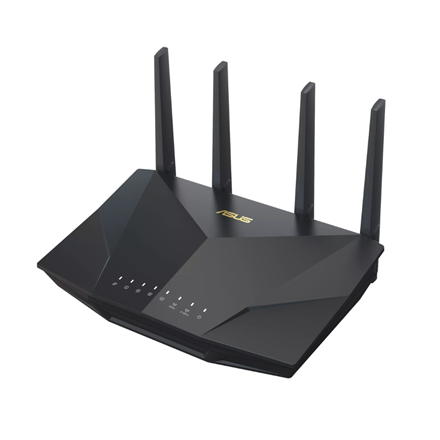 Wireless WiFi 6 Dual Band Extendable Router | RT-AX5400 | 802.11ax | 5400 Mbit/s | Ethernet LAN (RJ-45) ports 4 | Mesh Support Yes | MU-MiMO Yes | Antenna type External|90IG0860-MO3B00